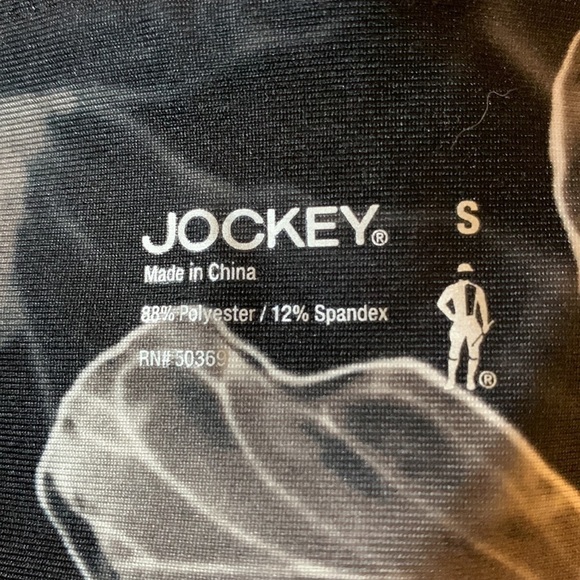 Jockey Leggings Size Small floral design black gray and white good condition - Picture 5 of 7